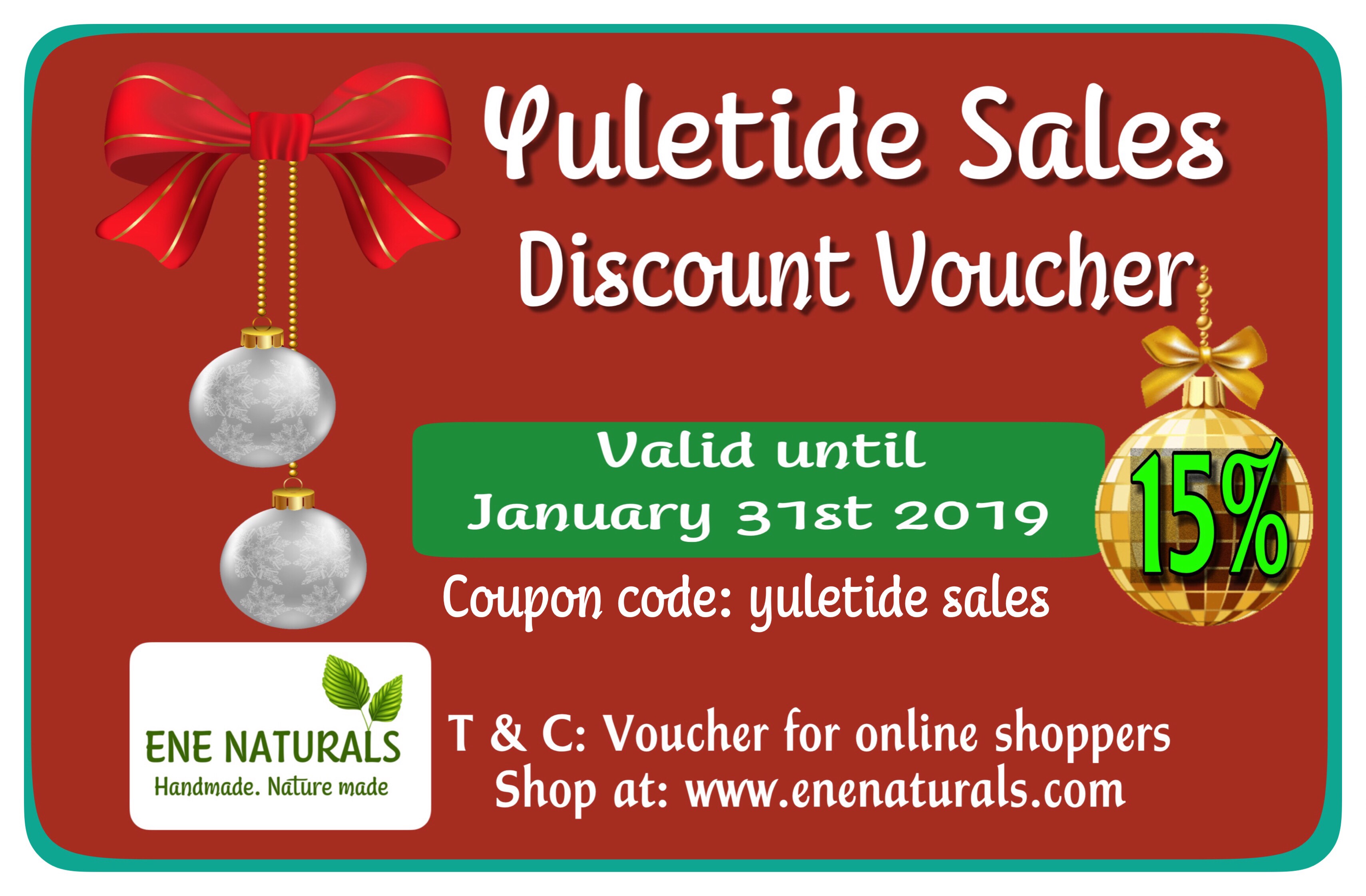Yuletide Sales Discount Voucher