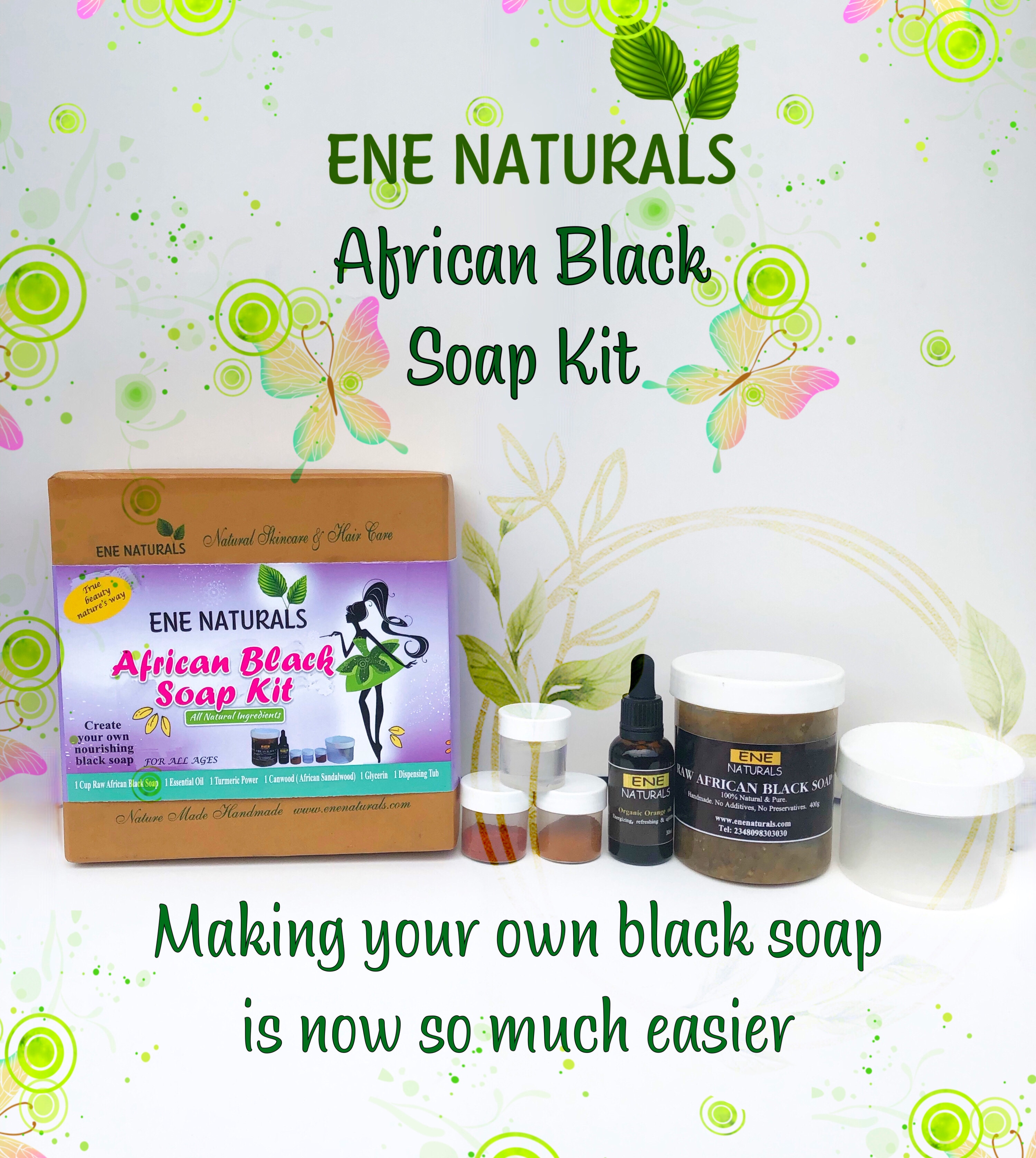 african black soap making kit